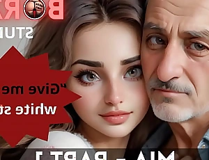 Mia and Papi - 1 - Horny age-old Grandpappa disconnected virgin teen young Turkish Girl