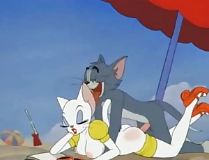 Tom with an increment of Jerry porn parody