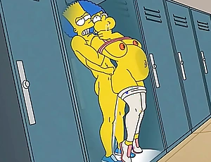 Anal Housewife Marge Moans With Pleasure Painless Hot Cum Fills Her Ass Increased by Squirts In All Directions / Hentai / Uncensored / Toons / Anime