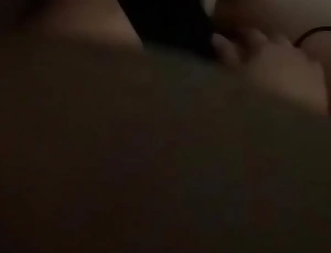 Fucking her and filling her doggy