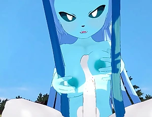 Pokemon hentai furry yiff 3d - pov glaceon boobjob and fucked with creampie overwrought cinderace