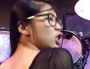 Asian fangirl fucks the huckster backstage hd