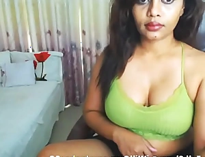 Thick big booty indian bhabhi mother strips her pantalettes coupled with makes her pussy cum