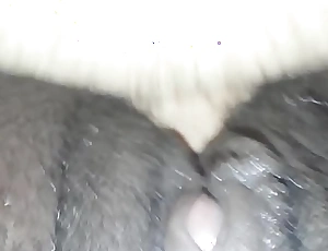 Blanched fat guy fucks tight young thick black pussy ex girlfriend
