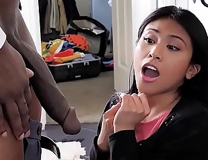Experimental asian teen dauther ember put one over on gets a 3some fuck punishment from her foster parents summer hart and will tile