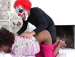 Firstbgg com - daisy & luna corazon - evil clown attacks two girlfriends
