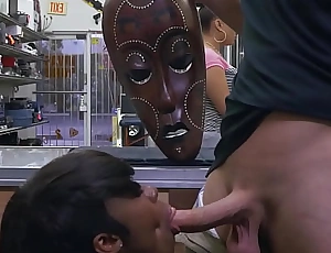Xxx pawn - lexxi yawning chasm rides colourless big cock while wearing wooden african mask