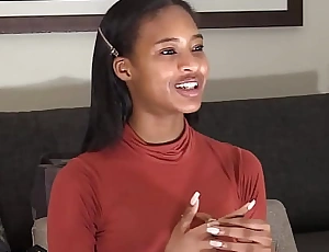 18yo black pulchritude crissy floyd does white dick on camera for 1st time