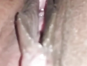 Enjoyable morning close up pussy squirts