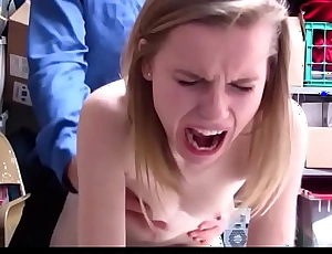 Horny big dick security bureaucrat used a scared blonde skinny teen as his own sex doll she gets fucked hard on the table less missionary position - catarina petrov