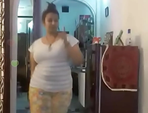 Hot desi indian bhabi shaking her sexi ass &boobs beyond bigo live...3