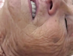 Sexy hairy 90 years old granny banged by her toyboy
