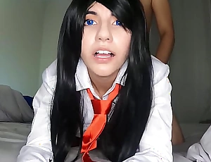 Erotic eyed academy unused straight black hair has sex premiere on every side front of cameras - japanese student- trailer