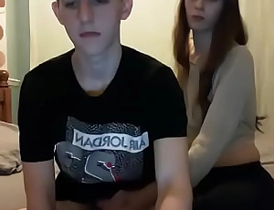 Young couple fuck twice on webcam