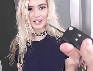 Cute blonde step sister anastasia knight fucked by step brother for his keys pov