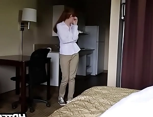 Motel Freulein gets fucked by guests