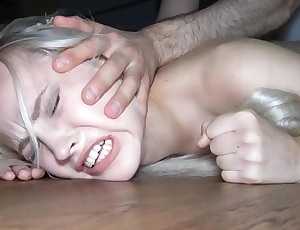 Squarely HURTS! Rough PAINFUL ANAL Makes Young Girl Scream