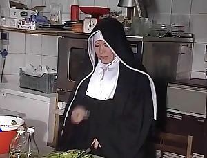 German Nun Assfucked In Kitchen