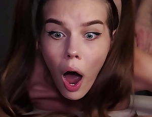 OMG, MY ASS IS Totting up TIGHT! Cute 18 Yo Teen STRUGGLES During Distressful Anal Fuck - Alina Foxxx