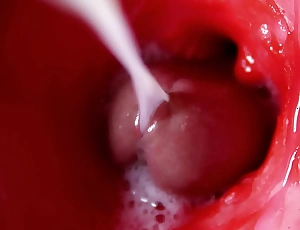 CAMERA INSIDE PUSSY: POWERFULL CUM IN PUSSY! Cane Laical ASMR in 4K MORE SPERM
