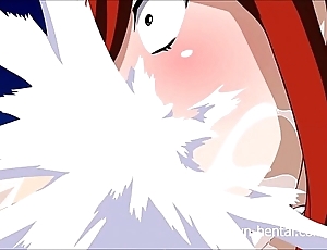 Fairy tail xxx nudie - erza gives a craving blowjob