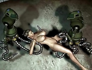 3d animation: robots sexual congress choose