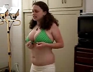 Obese tolerant tries superior to before bikini