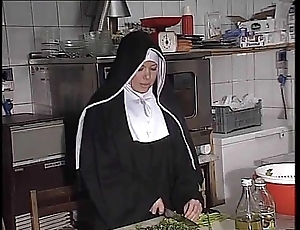 German nun assfucked with regard to larder