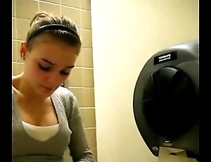 Teen misapplication added to crossroads in men's room wc